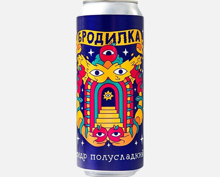 Бродилка яблочный Полусладкий 0,5л Ж/Б 5%